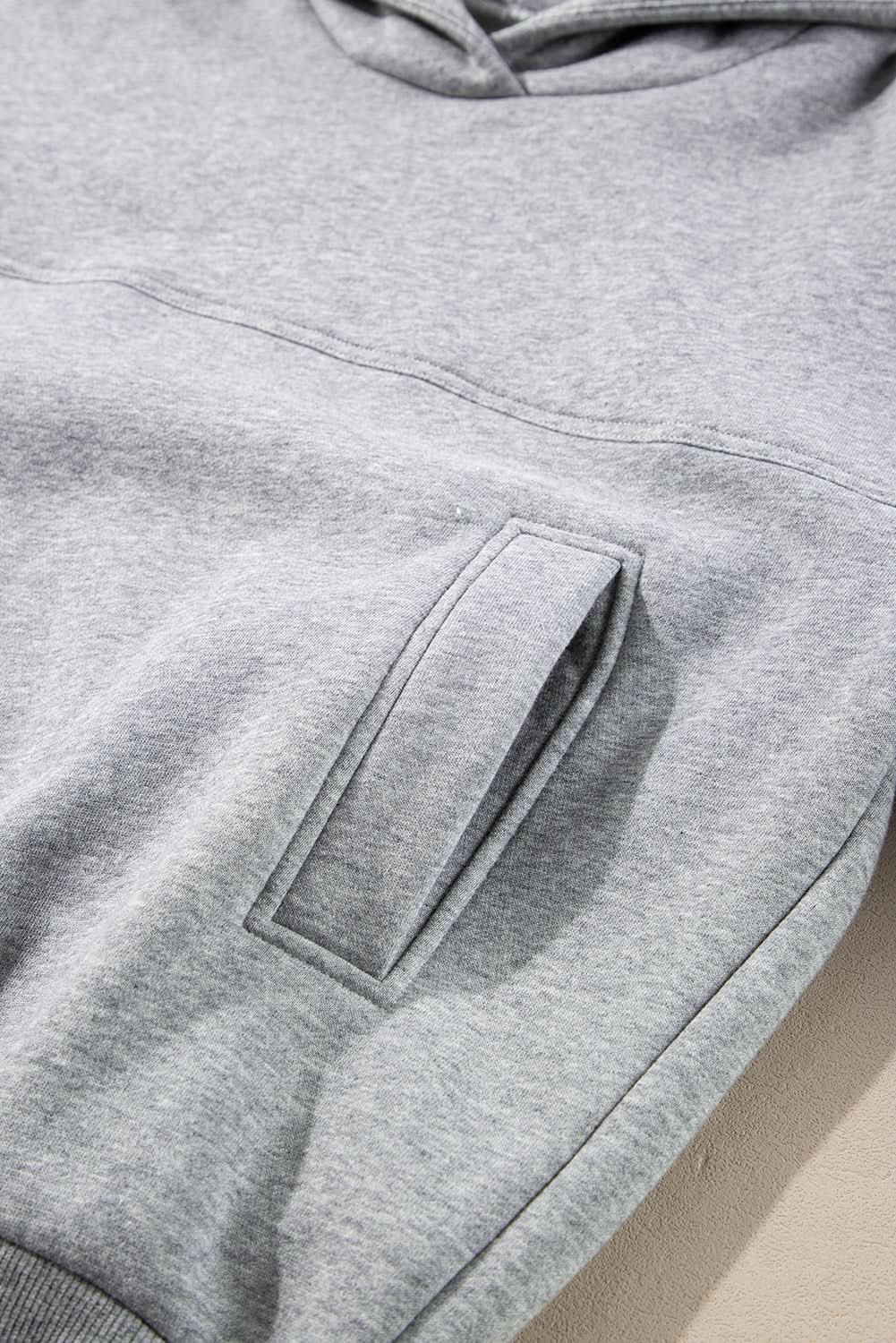 Gray hoodie and joggers set - Love Salve